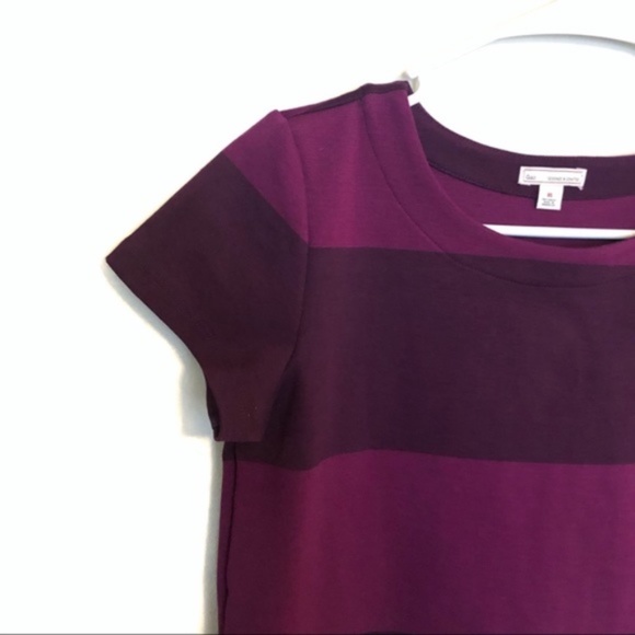 GAP Striped Purple Shift Dress - Picture 2 of 6